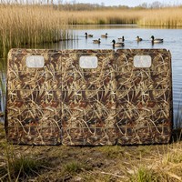 Barrière de camouflage portable d'extérieur, abri de chasse pliable en tissu Oxford pour la dissimulation en forêt et l'aventure