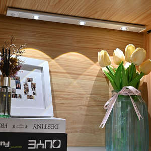 Lumières de placard intelligentes à <span class=keywords><strong>induction</strong></span> corporelle LED, détecteur de mouvement, rechargeable par USB, pour armoire, placard, couloir - Product Image 1