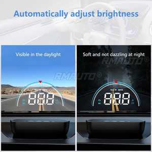 GEYIREN M8 HUD Head up Display Car OBD2 II EUOBD Overspeed Warning System Projector Windshield <b>Auto</b> <b>Electronic</b> Voltage Alarm - Product Image 5