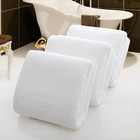 Serviettes de bain d'hôtel en coton 100% - 5 étoiles - Logo personnalisé - 500 g/m² - 600 g/m² - Blanc uni