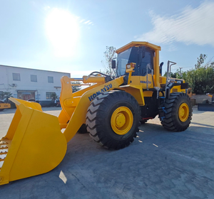 รถตักล้อยางมือสอง Komatsu WA470 ขนาด 20 ตัน สำหรับงานหนัก เครื่องยนต์ Komatsu พร้อมบุ้งกี๋ เกียร์ ปั๊ม และอุปกรณ์ก่อสร้าง - Product Image 2