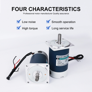 <span class=keywords><strong>Motor</strong></span> de imán permanente de CC en miniatura de 120W, 12V/24V, regulación de velocidad, 1800Rpm, avance inverso de alta velocidad para máquina de corte - Product Image 2