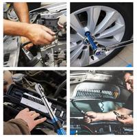 Clé dynamométrique réglable 1/4'' 5-25 Nm, 1 pièce, coffret à outils en plastique robuste, clé à molette 72 dents, kit d'outils à main pour la maison et les véhicules