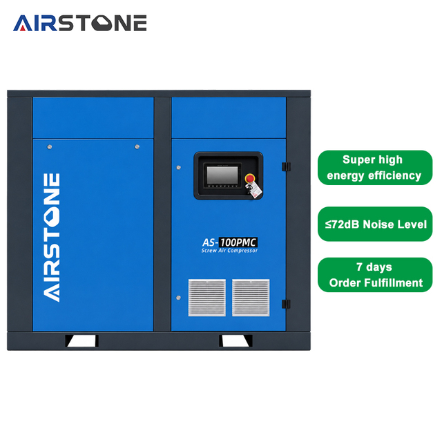 Airstone Screw Compressor Professional Manufacture Good Price 75Kw 100Hp Premium Screw Air Compressor Industrial Compressor
