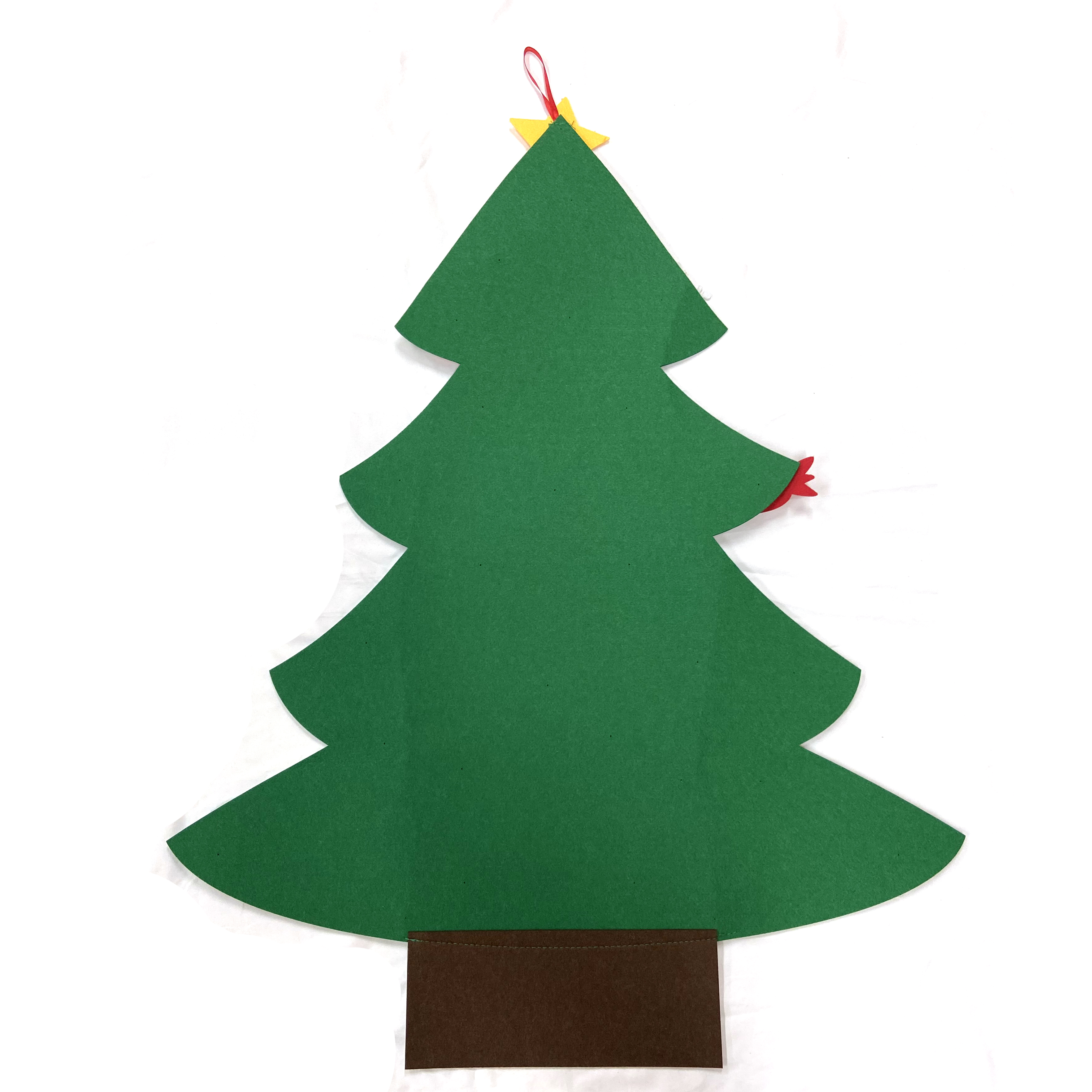 Children wall hanging Christmas gifts DIY felt Christmas tree for Christmas decorations - Product Image 2