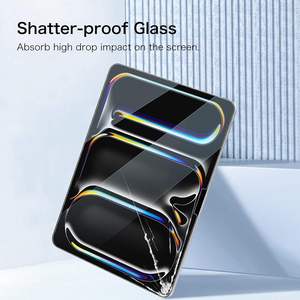 ฟิล์มกันรอยหน้าจอ 2.5D แบบใส สำหรับ iPad Pro 11 นิ้ว M5 M4 กระจกนิรภัย 9H ความคมชัดสูง ป้องกันฟองอากาศ ป้องกันรอยขีดข่วน - Product Image 3