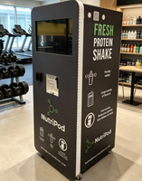 Máquina Expendedora Inteligente de Batidos de Proteínas, Sistema de Mezcla Independiente, Dispensador Automático de Vasos, Máquina Expendedora de Bebidas Nutritivas para Gimnasio