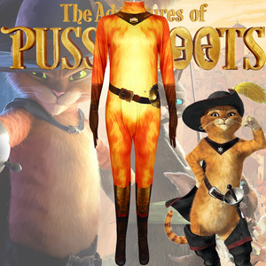 Disfraz de Gatito Calzado para Adultos, Unisex, Impreso con Láser, con Etiqueta y Etiqueta Colgante, para Fiestas de Halloween y Actuaciones en Escenario - Product Image 1