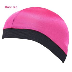 定制透气丝滑杜拉圆顶帽弹性360波浪拉伸高清假发帽袜子波浪帽 - Product Image 6