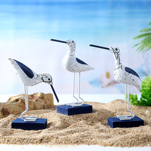 Figurine d'oiseau marin Mystic Arts en MDF, style méditerranéen, décoration d'intérieur, décoration de chambre à coucher sur le thème de l'océan - Product Image 2