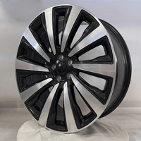 12000T Forgé |   Norme IATF 16949 |   MOQ 4 S1-00068 18-24 Noir brillant usiné à rayons multiples pour Mercedes Jantes forgées en alliage
