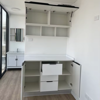 Contenedor de Envío Apilable de 20 pies, Impermeable, con 2 Dormitorios y 1 Baño |   Alquiler de Vacaciones y Casa de Vacaciones de Diseño Moderno