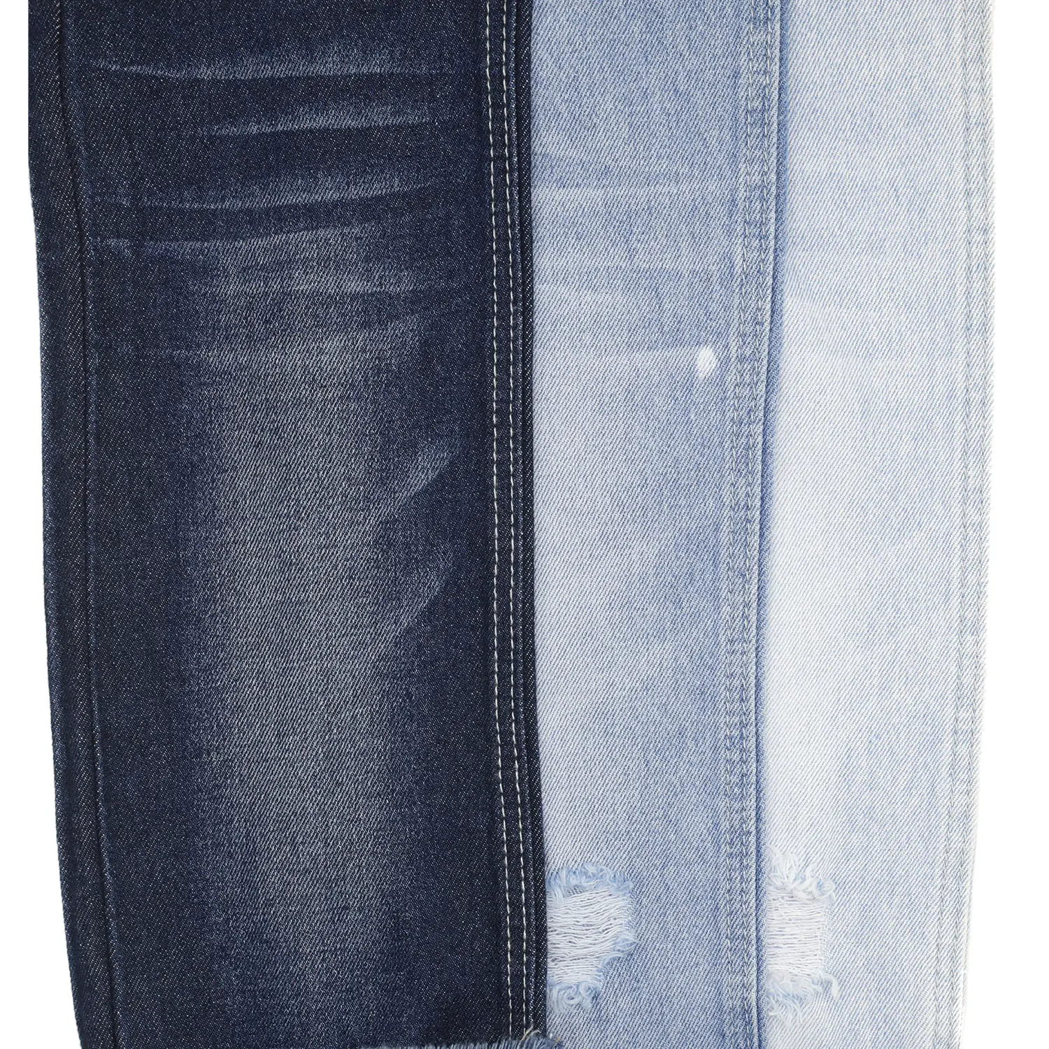 Tessuto denim di cotone 10x7 OE prima lavato di alta qualità non elasticizzato per jeans da donna