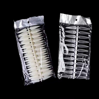 240 pièces sac Stiletto ongles conseils affichage naturel clair Stiletto ongles pratique couleur carte Gel vernis pratique nuancier ongles