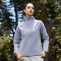 Blouson bomber réversible imprimé pour femme, coupe-vent, imperméable, respirant, à capuche, coupe classique, automne-hiver, avec logo