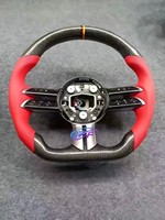 Pour Mercedes-Benz W204 W212 W213 W217 W218 de 2010 à 2014, volant en fibre de carbone, accessoires intérieurs automobiles