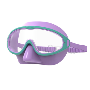 Máscara de Buceo para Niños, Portátil, Antivaho, Anti-UV, con Visión de Campo Amplio, <span class=keywords><strong>Gafas</strong></span> de Natación para Aguas Abiertas con <span class=keywords><strong>Cubierta</strong></span> Nasal de Silicona - Product Image 6