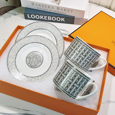 doble cup and saucer