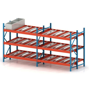 Sistema de estantería de rodillos, estantería de ruedas de almacenamiento, estantería de flujo de cartón - Product Image 4