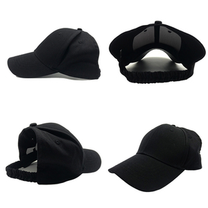 Casquette de baseball pour <span class=keywords><strong>femme</strong></span>, personnalisable, avec cheveux bouclés naturels, style <span class=keywords><strong>afro</strong></span>, pour queue de cheval, disponible en noir, blanc et rouge - Product Image 2