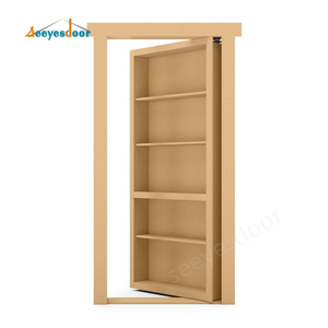 <span class=keywords><strong>Puerta</strong></span> Oculta Sin Marco Seeyesdoor, <span class=keywords><strong>Puerta</strong></span> de Librería <span class=keywords><strong>Secreta</strong></span> con Chapa de Madera, <span class=keywords><strong>Puerta</strong></span> Invisible Empotrada en Madera para Habitaciones Ocultas - Product Image 1
