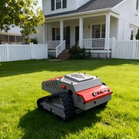 Robot Pemotong Rumput Kendali Jarak Jauh Berbahan Bakar Bensin 4-Tak Kelas Industri untuk Pertanian & Kehutanan