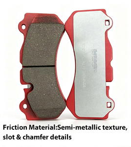 Suministro Directo de Fábrica de Pastillas de Freno Barbaro para Caliper Brembo GT6, para Conducción en Calle, para BMW, Audi, VW, Toyota, OEM 95835193930 - Product Image 4