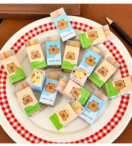 <span class=keywords><strong>Gomme</strong></span> à effacer carrée en plastique de style sandwich, à faible émission de poussière - Product Image 1