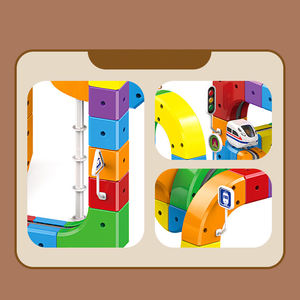 चुंबकीय तैरता खिलौना बच्चों शैक्षिक इलेक्ट्रिक रेसिंग रेल स्लॉट डिय असेंबली बिल्डिंग ब्लॉक खिलौना सेट ट्रैक कार - Product Image 5