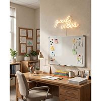 Enseigne néon LED professionnelle étanche IPX3 avec script personnalisé pour la décoration murale de café, boutique, restaurant et publicité