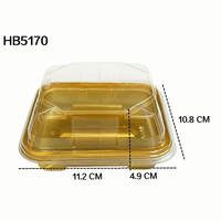 Boîte en plastique transparente sur mesure pour présentation de mini-desserts en vente au détail