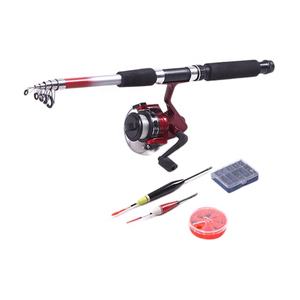 Kit complet de moulinet de <span class=keywords><strong>canne</strong></span> à pêche pour enfants, ensemble de moulinet de <span class=keywords><strong>canne</strong></span> à pêche télescopique avec hameçons et flotteurs, fils perlés en carton blist - Product Image 1