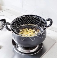 Outil de cuisine en acier inoxydable, pour les aliments frits ou les Fruits/panier de chef