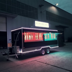 YLROAD Certified Custom Concession Food Trailer with Fully Equipped Commercial Kitchen for BBQ and Mobile Catering Business - Product Image 1