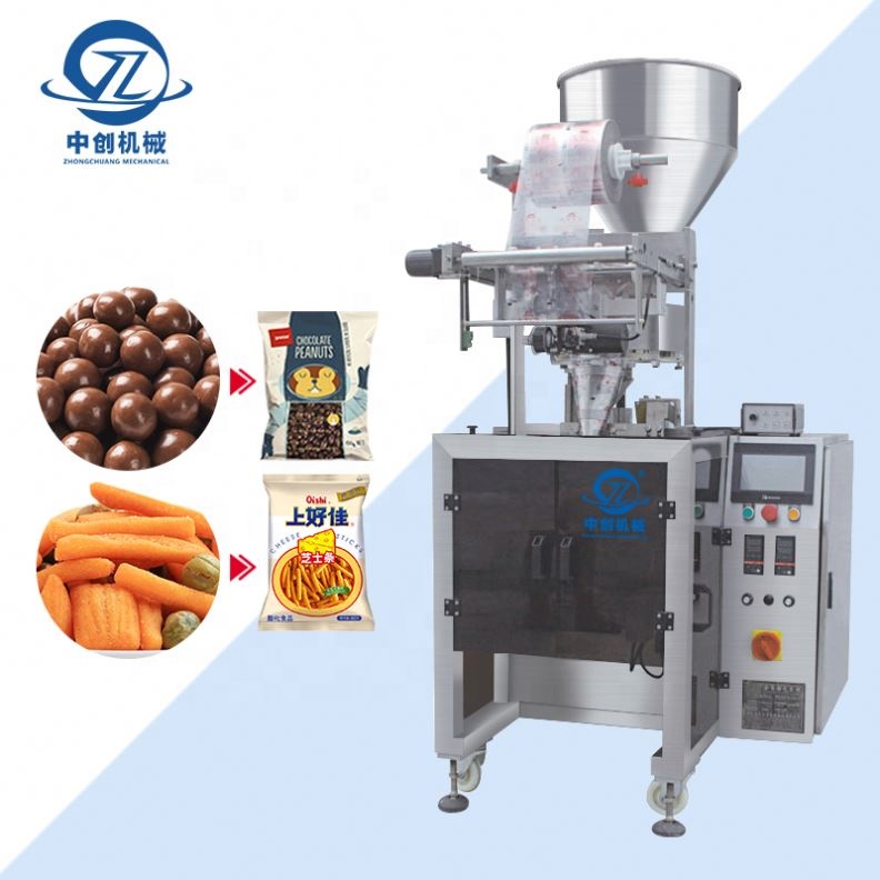 Sachet Vacuum Potato Chips Multifunction Crisps Biscuit Food Bean Onion Candy Jar Packing Vertical Price Pea Packaging Machine