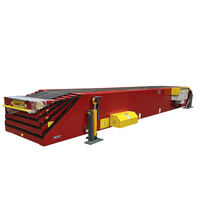 Cinta Transportadora Telescópica LIANXIN, Banda de PVK de 3.0 mm, Construcción de Acero al Manganeso, Velocidad de 10-60 m/min, 1.5 Años de Garantía para el Material