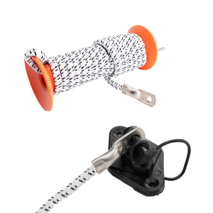 オレンジバンジーゲートブレーキハンドル付きの持続可能な電気フェンスハンドルバンジーゲートブレーキキット - Product Image 1