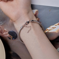 Bracelets fantaisie pour homme, haute qualité, OEM, vente en gros, bijoux fantaisie, diy, fermoir mousqueton, argent pur 925