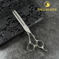 Ciseaux à cheveux droits pour droitiers en acier inoxydable de 6 pouces, ciseaux de barbier japonais, ciseaux à effiler professionnels pour salon