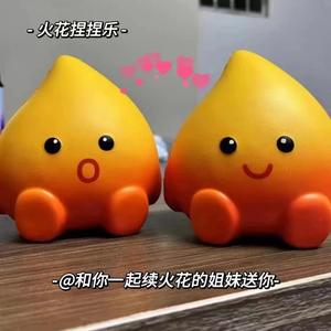 Creative Little Fireman Squeeze Fun Slow-Bounce PU/EVA Stress Relief Plushie Cute Doll Sensory Toy Gift - Product Image 2