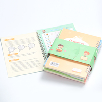 Versandfertig: Groove Magic Übungsheft-Geschenkset für Kinder, 5 Stück Gravierte Übungshefte mit Geschenkbox