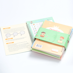 Ensemble cadeau <span class=keywords><strong>de</strong></span> cahiers d'exercices Groove Magic prêt à être expédié pour enfants, 5 cahiers gravés avec boîte cadeau - Product Image 5