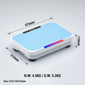 <span class=keywords><strong>Plateforme</strong></span> <span class=keywords><strong>vibrante</strong></span> verticale YUNPAI, machine d'exercice portable pour le corps entier avec écran LED et télécommande pour soulager la pression - Product Image 6