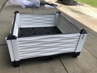 Jardinière surélevée en plastique pour l'extérieur, pour légumes, herbes et fleurs, durable, résistante aux UV, bac de jardin surélevé