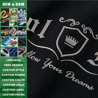 T-shirt pour homme en coton mercerisé à l'ammoniac liquide, coupe décontractée, respirant, poids lourd, été, imprimé lettres courtes
