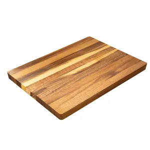 Acacia dur réversible de qualité supérieure grande planche à découper en bois boucher bloc à découper