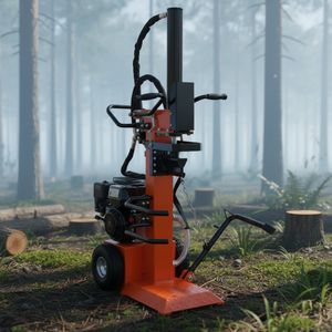 Nouvelle Fendeuse de <span class=keywords><strong>Bois</strong></span> à Essence Robuste de 15 Tonnes, <span class=keywords><strong>Machine</strong></span> à Fendre le <span class=keywords><strong>Bois</strong></span> Verticale avec Roues pour l'Agriculture et la Foresterie, Garantie 1 An - Product Image 4