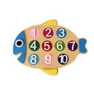 Feutre enseignement jouets crayon végétal calcul tableau d'illumination pour enfants cadeau pour enfants activité maternelle - Product Image 1
