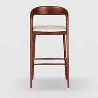 Tabouret de bar moderne en bois pour hôtels et restaurants Chaise de bar Tabouret de bar Chaise haute Chaise de bar loft