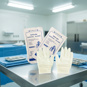 Gants chirurgicaux en latex jetables, stériles, texturés, de qualité supérieure, pour hôpitaux et médecins, équipement de sécurité, gants chirurgicaux, directement de l'usine - Product Image 2